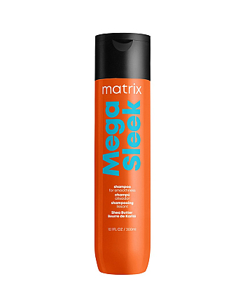 Matrix Total Results Mega Sleek Shampoo - Шампунь для гладкости непослушных волос с маслом ши, 300 мл - hairs-russia.ru